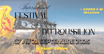 PARTENAIRE OFFICIEL du festival de bridge du Roussillon